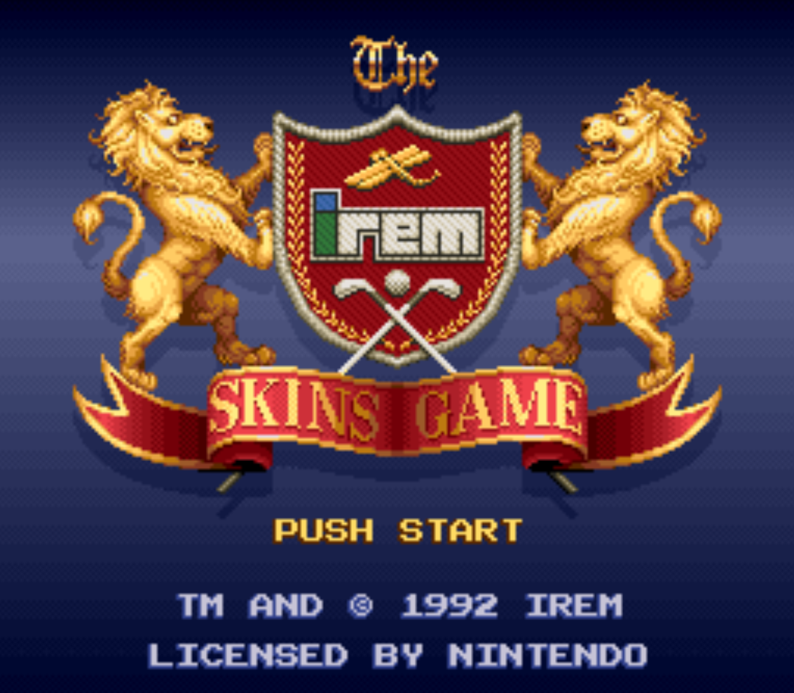Irem Skins Game Title Screen